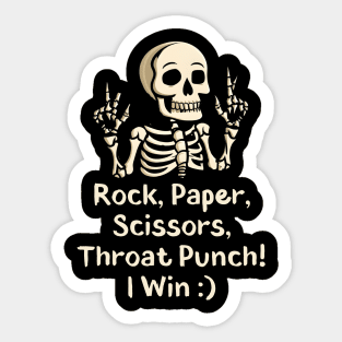 Throat Punch Sticker